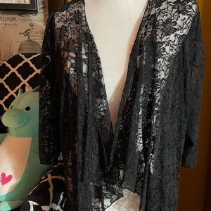Lularoe black lace Shirley